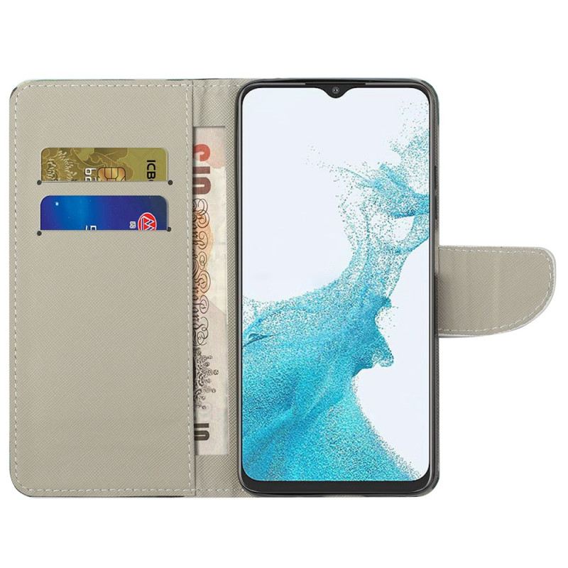 Fliptok / Bőrtok Samsung Galaxy A23 5G Bagolybanda