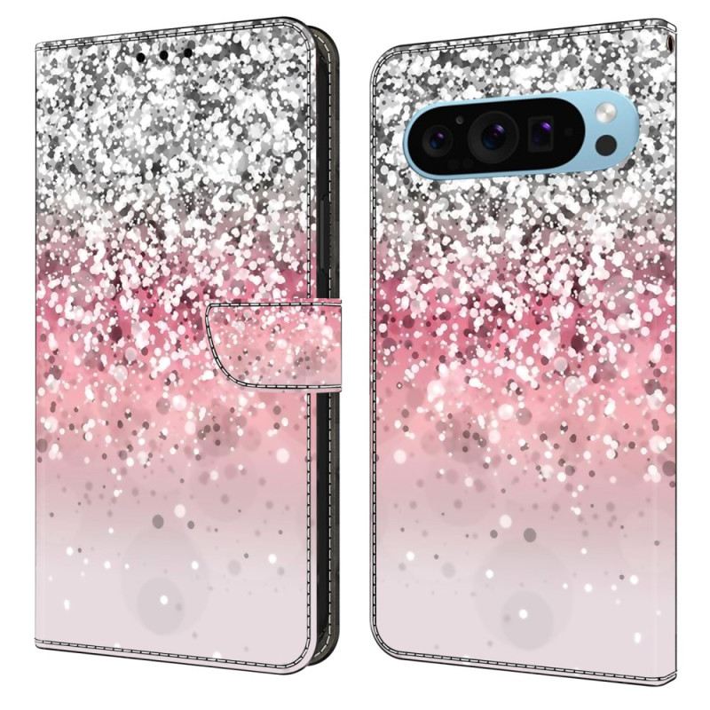 Bőrtok Google Pixel 9 Pro Xl Gradiens Glitter