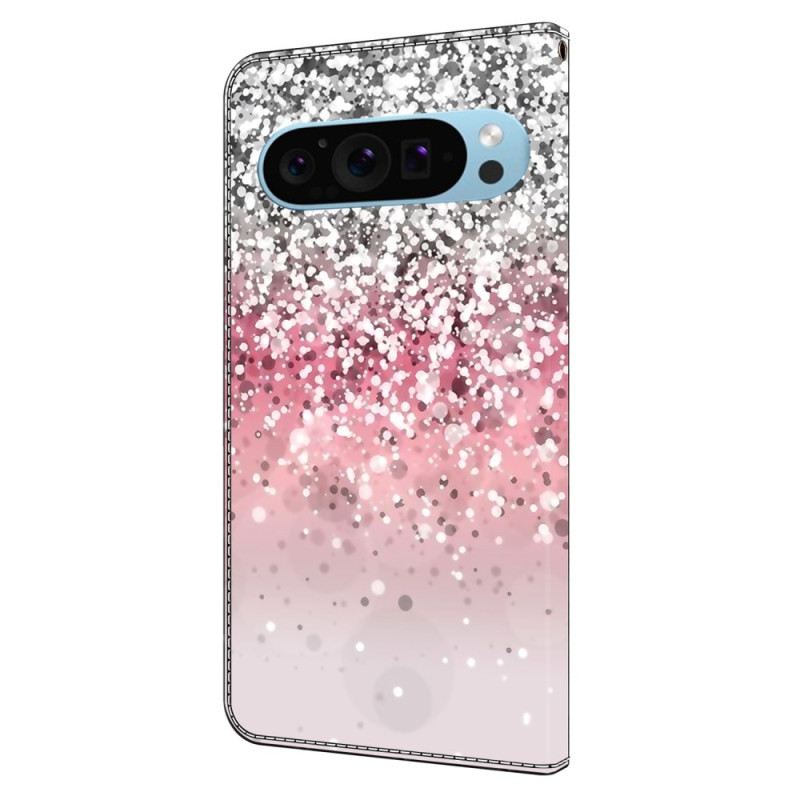 Bőrtok Google Pixel 9 Pro Xl Gradiens Glitter