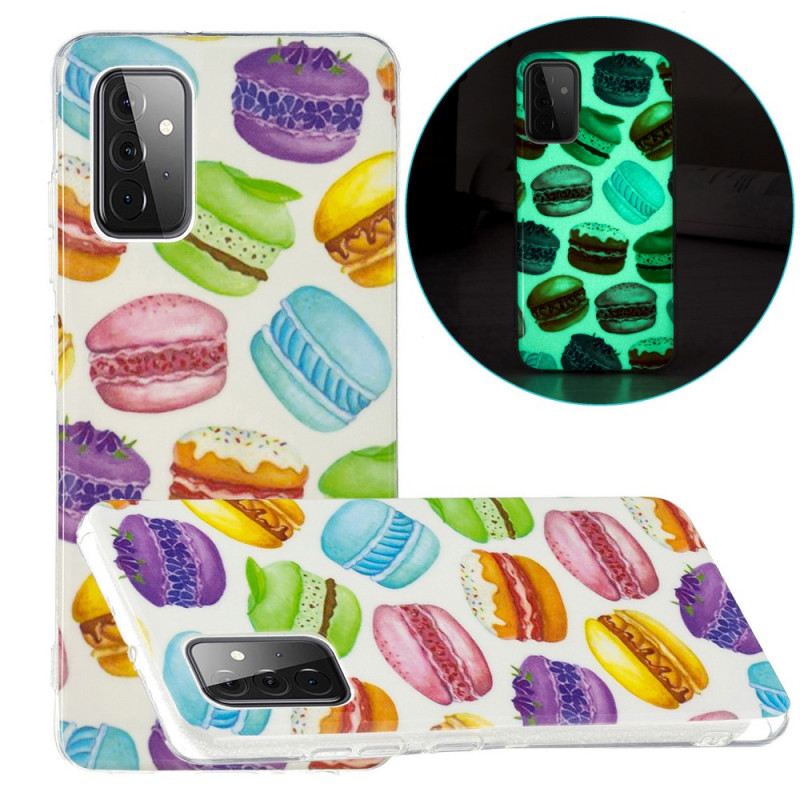 Telefontok Samsung Galaxy A72 4G / A72 5G Fluoreszkáló Macaroons