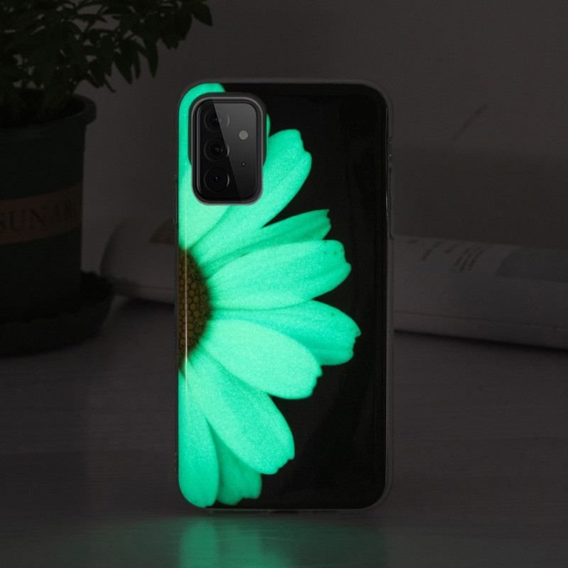 Telefontok Samsung Galaxy A72 4G / A72 5G Fluoreszkáló Virág Sorozat