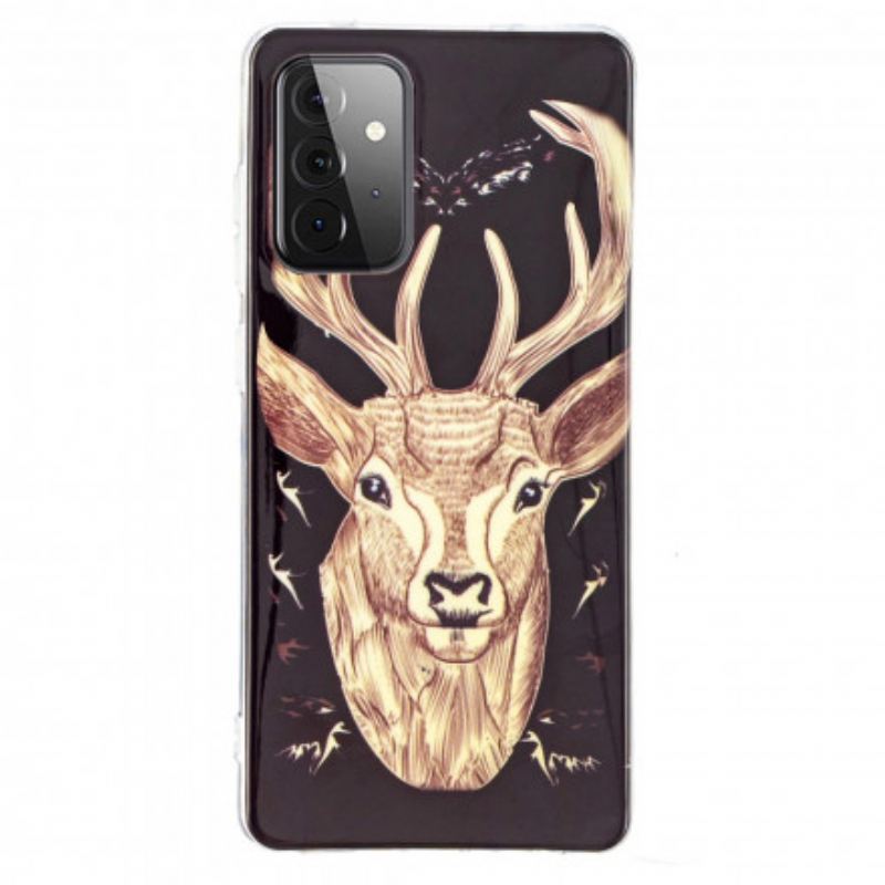 Tok Samsung Galaxy A72 4G / A72 5G Fluoreszkáló Majestic Deer