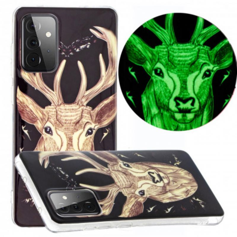 Tok Samsung Galaxy A72 4G / A72 5G Fluoreszkáló Majestic Deer