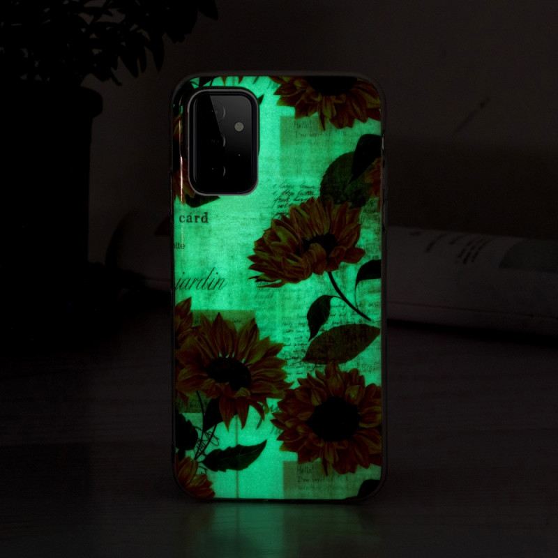 Tok Samsung Galaxy A72 4G / A72 5G Fluoreszkáló Napraforgók