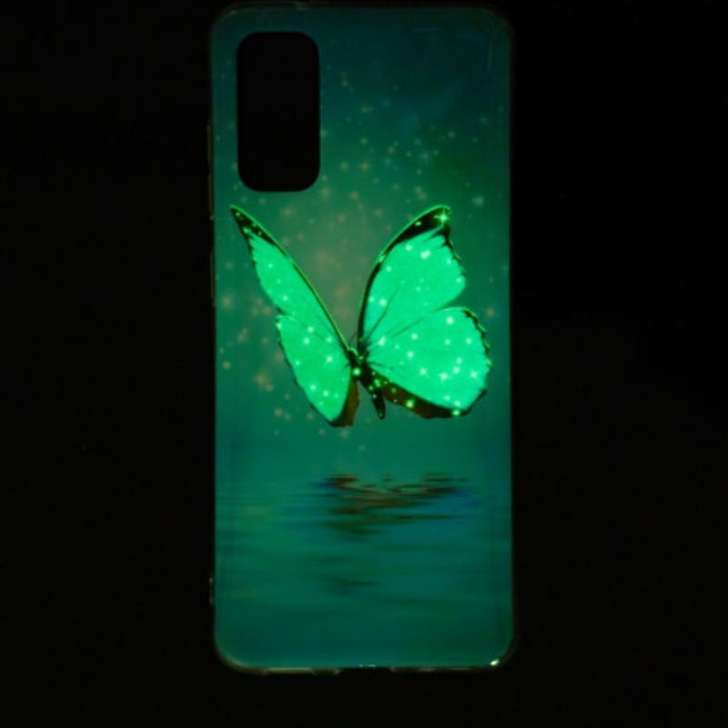 Tok Samsung Galaxy A72 4G / A72 5G Fluoreszkáló Pillangók Sorozat