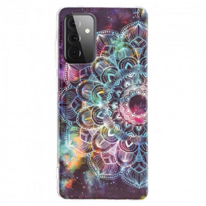 Tok Samsung Galaxy A72 4G / A72 5G Fluoreszkáló Színes Mandala