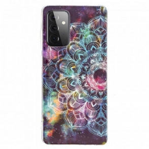 Tok Samsung Galaxy A72 4G / A72 5G Fluoreszkáló Színes Mandala