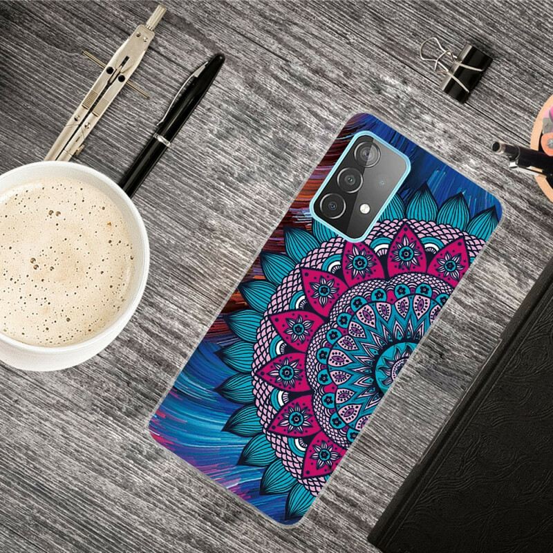 Tok Samsung Galaxy A72 4G / A72 5G Színes Mandala