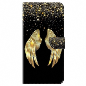 Bőrtok Xiaomi 14 Pro Golden Wings