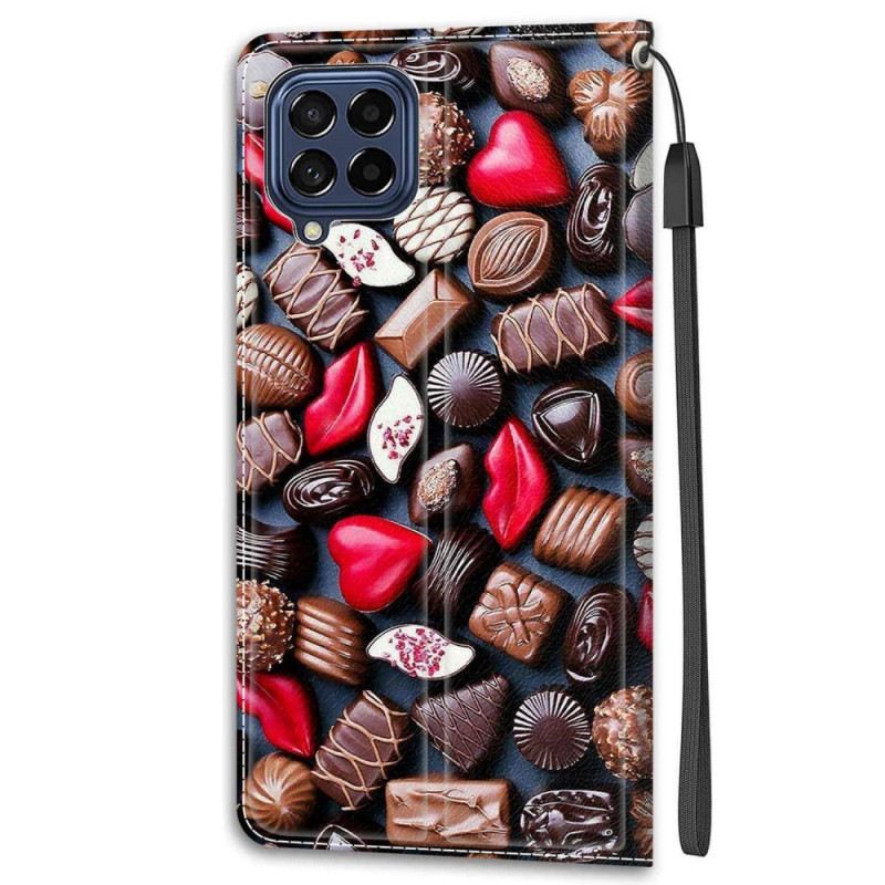 Fliptok / Bőrtok Samsung Galaxy M53 5G Bonbon