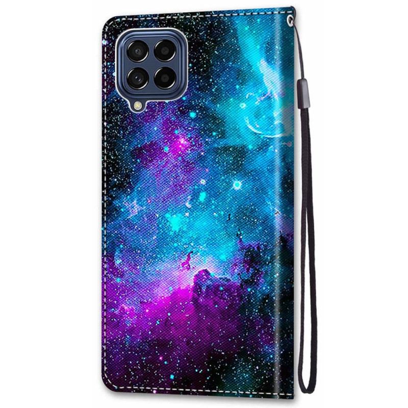 Fliptok / Bőrtok Samsung Galaxy M53 5G Kozmikus Égbolt