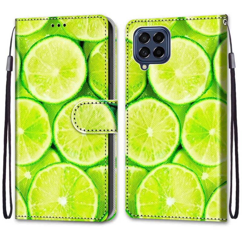 Fliptok / Bőrtok Samsung Galaxy M53 5G Limes