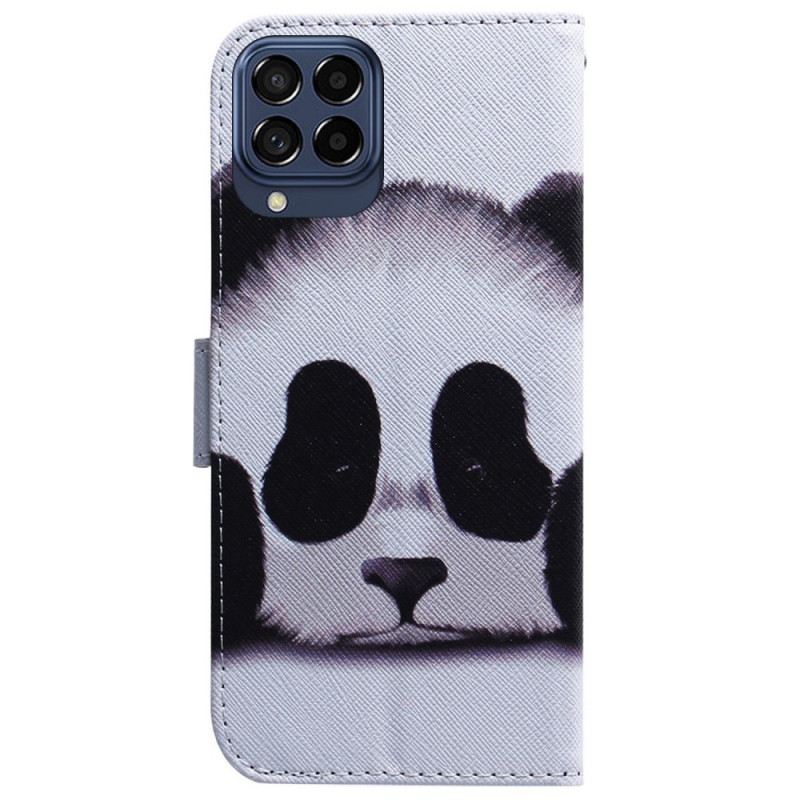 Fliptok / Bőrtok Samsung Galaxy M53 5G Panda