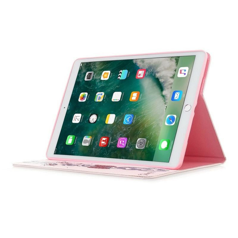 Bőrtok iPad 10.2" (2020) (2019) Agyas Zsiráf