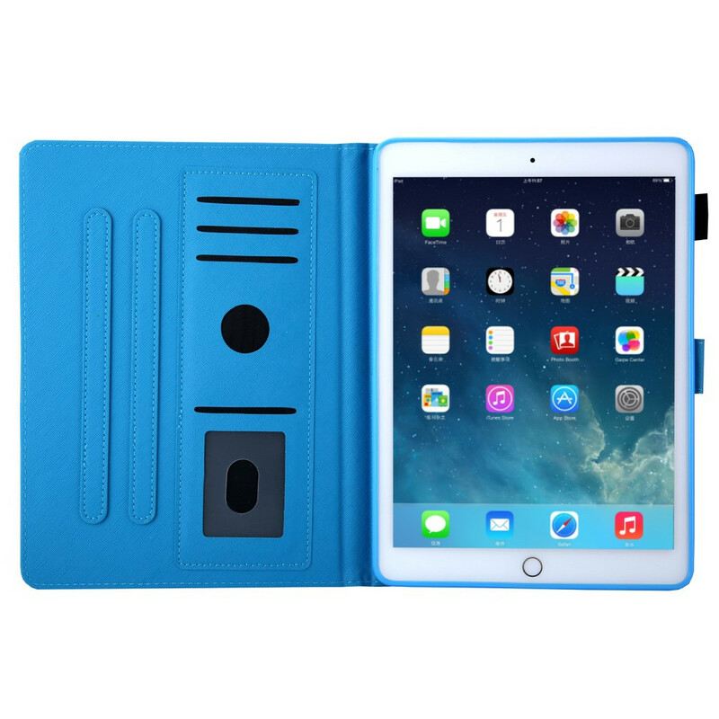 Fliptok / Bőrtok iPad 10.2" (2020) (2019) Funky Ananász