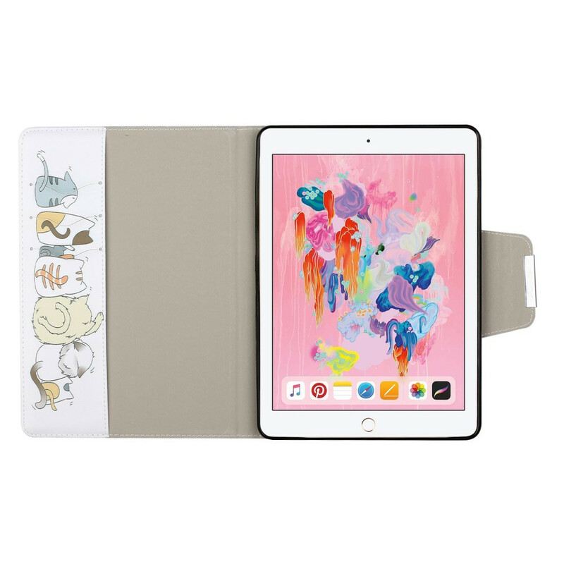 Fliptok / Bőrtok iPad 10.2" (2020) (2019) Macskakupac