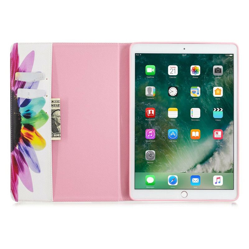 Fliptok iPad 10.2" (2020) (2019) Virágfestés