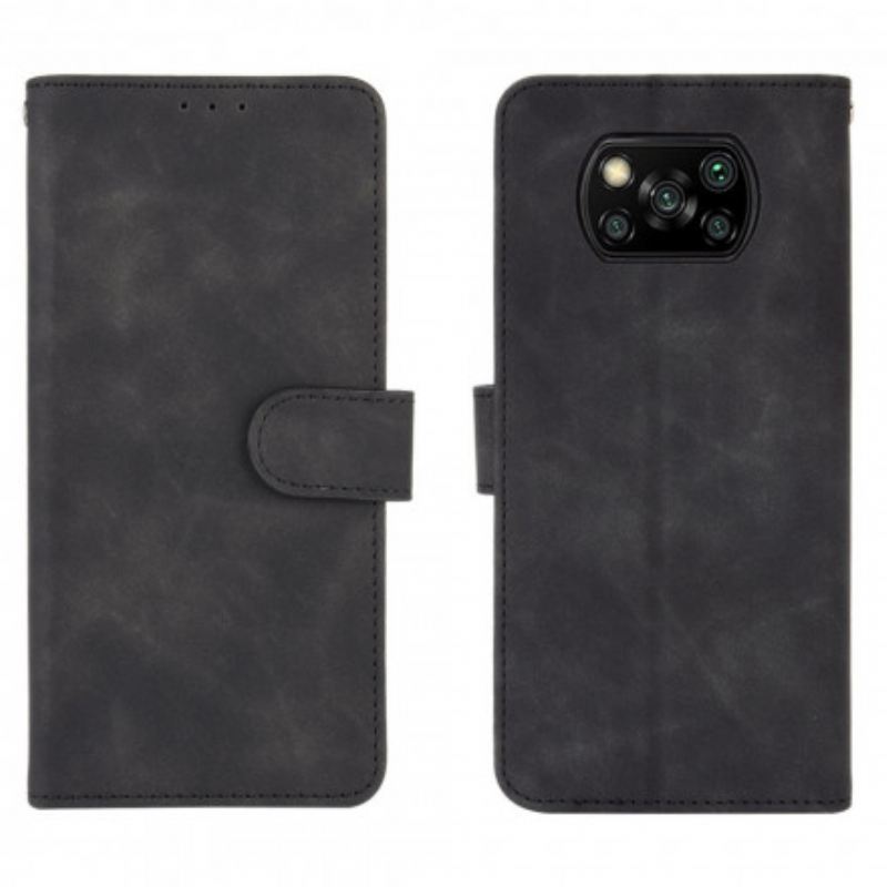 Fliptok / Bőrtok Poco X3 / X3 Pro / X3 NFC Skin Touch