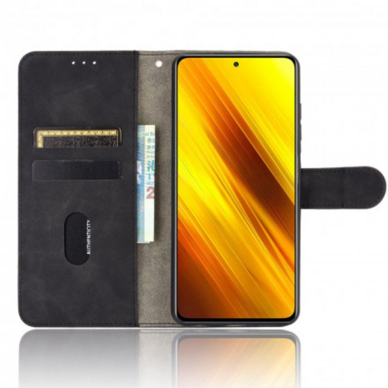 Fliptok / Bőrtok Poco X3 / X3 Pro / X3 NFC Skin Touch