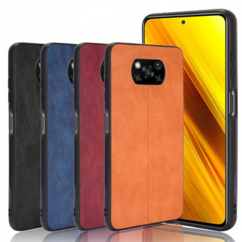 Tok Poco X3 / X3 Pro / X3 NFC Couture Bőr Hatás