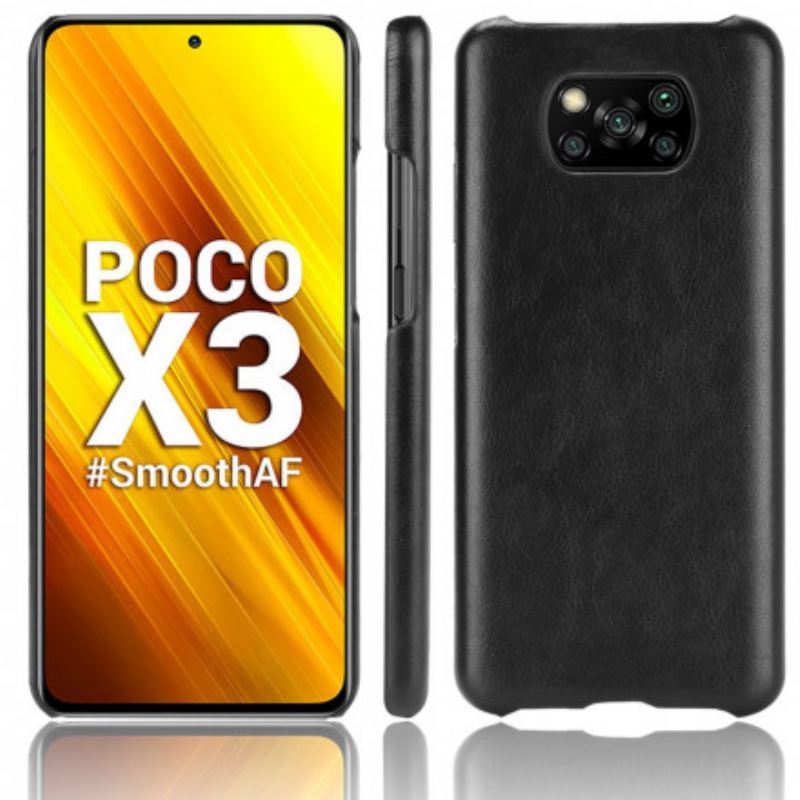 Tok Poco X3 / X3 Pro / X3 NFC Litchi Performance Leather Effect