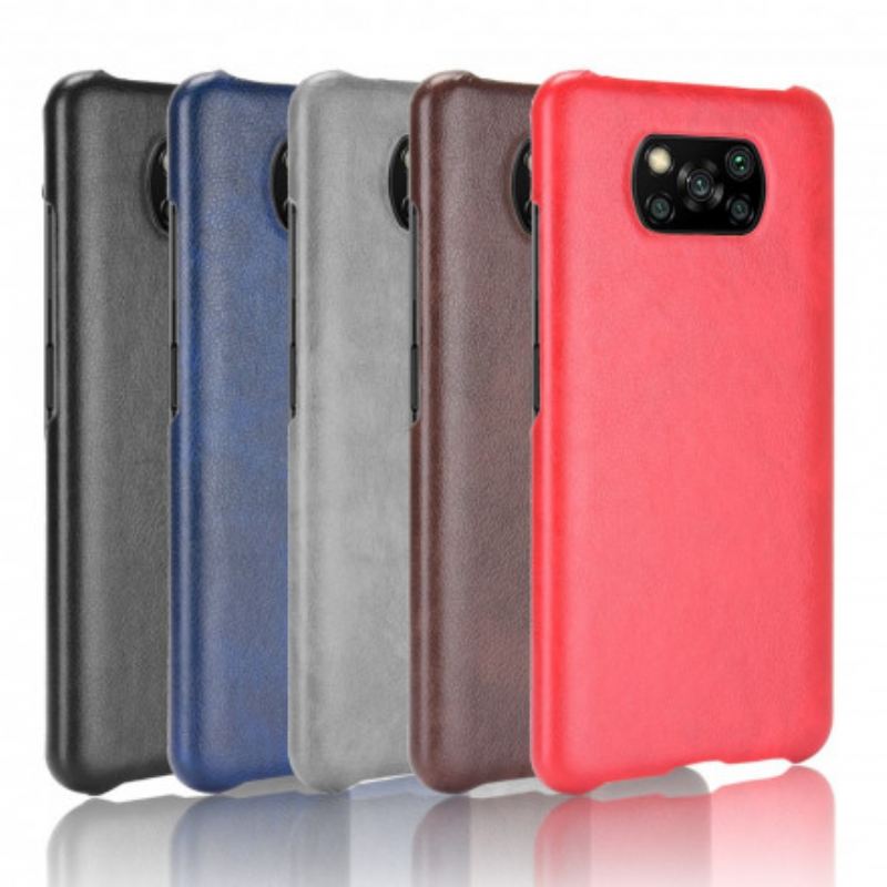 Tok Poco X3 / X3 Pro / X3 NFC Litchi Performance Leather Effect