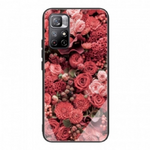 Telefontok Xiaomi Redmi Note 11 Pro Plus 5G Rose Flowers Edzett Üveg