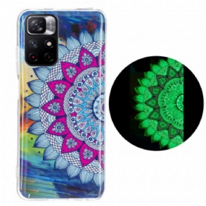 Tok Xiaomi Redmi Note 11 Pro Plus 5G Fluoreszkáló Színes Mandala