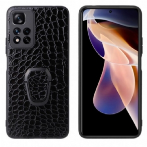 Tok Xiaomi Redmi Note 11 Pro Plus 5G Krokodil Stílusú Gyűrű-konzol