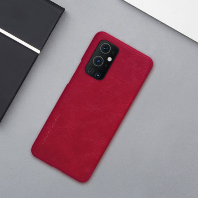 Fliptok OnePlus 9 Pro Bőrtok Nillkin Qin Sorozat