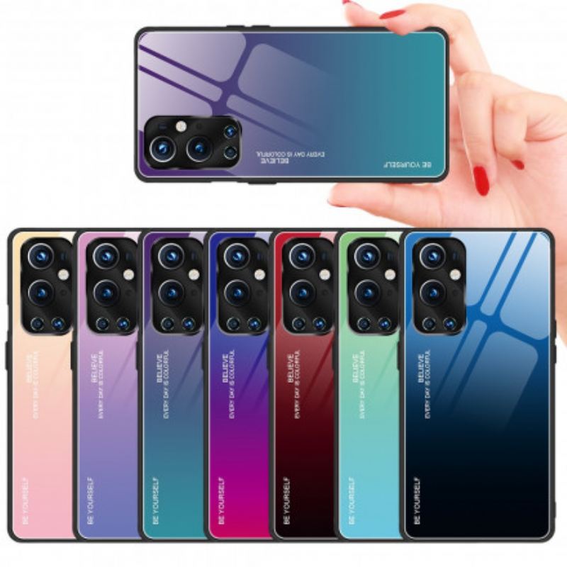 Telefontok OnePlus 9 Pro Edzett Üveg Légy Önmagad