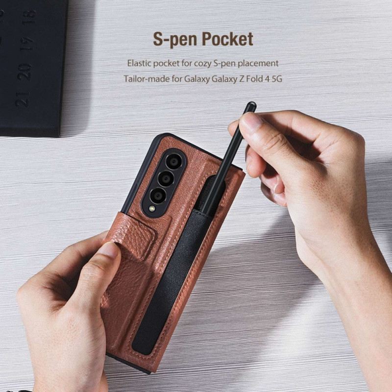 Fliptok / Bőrtok Samsung Galaxy Z Fold 4 Nillkin Műbőr