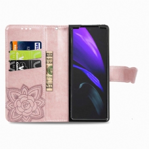 Fliptok / Bőrtok Samsung Galaxy Z Fold 4 Óriás Pillangó