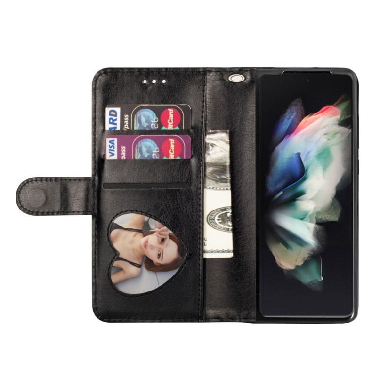 Fliptok / Bőrtok Samsung Galaxy Z Fold 4 Stars Lanyard