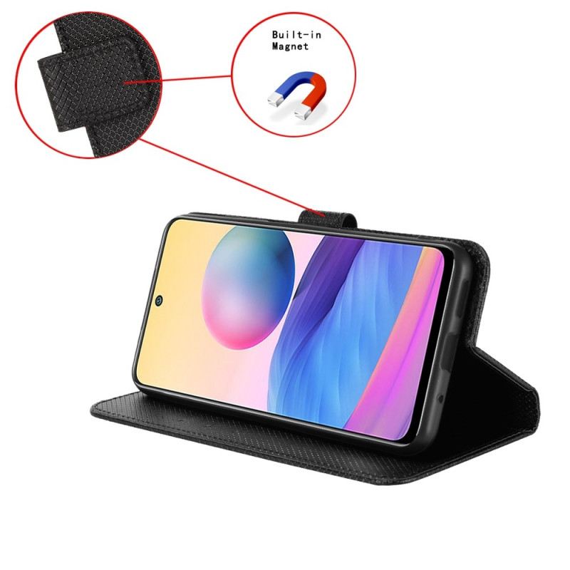 Fliptok / Bőrtok Samsung Galaxy Z Fold 4 szíjjal Gyémánt Szíj