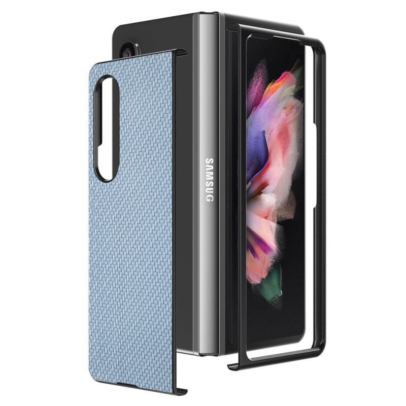 Telefontok Samsung Galaxy Z Fold 4 Szövött Hatású Szénszálas