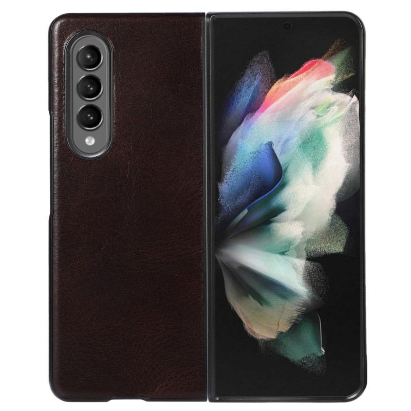 Tok Samsung Galaxy Z Fold 4 Klasszikus Valódi Marhabőr