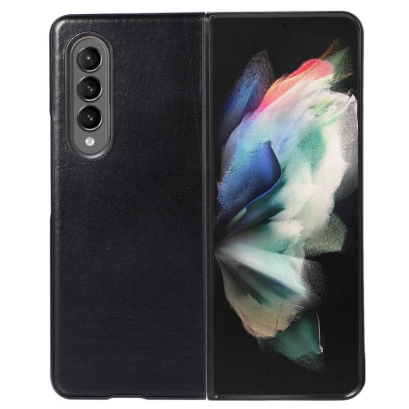 Tok Samsung Galaxy Z Fold 4 Klasszikus Valódi Marhabőr