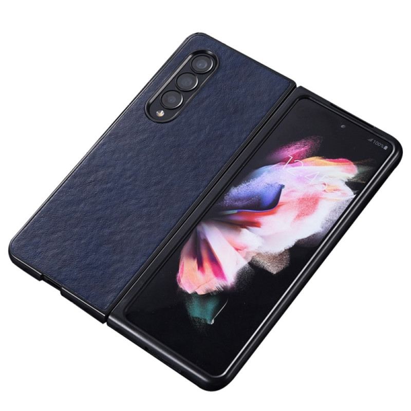 Tok Samsung Galaxy Z Fold 4 Műbőr Nylon Textúra