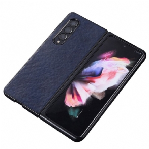 Tok Samsung Galaxy Z Fold 4 Műbőr Nylon Textúra