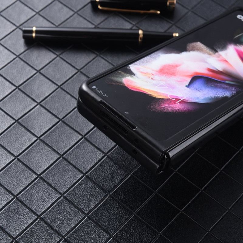 Tok Samsung Galaxy Z Fold 4 Műbőr Nylon Textúra