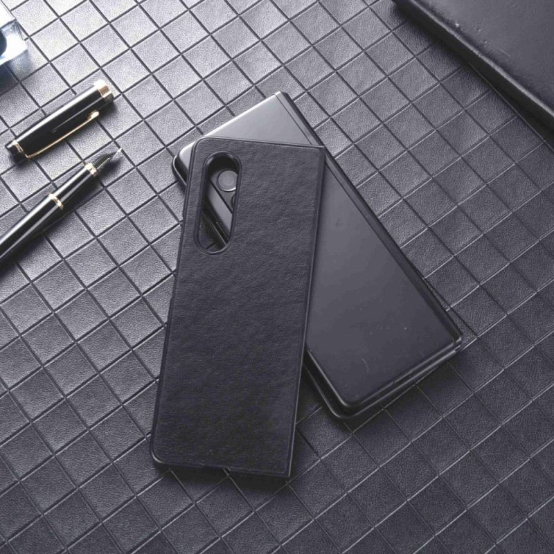 Tok Samsung Galaxy Z Fold 4 Műbőr Nylon Textúra