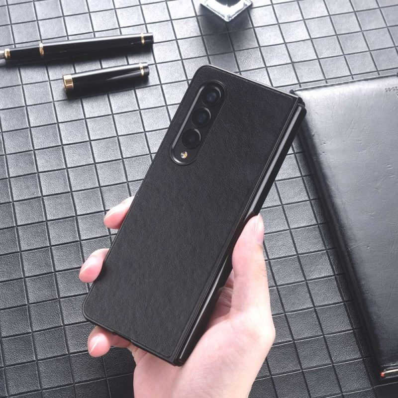 Tok Samsung Galaxy Z Fold 4 Műbőr Nylon Textúra