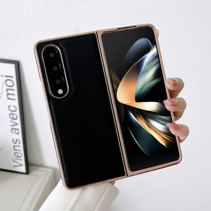 Tok Samsung Galaxy Z Fold 4 Sima Prémium Műbőr