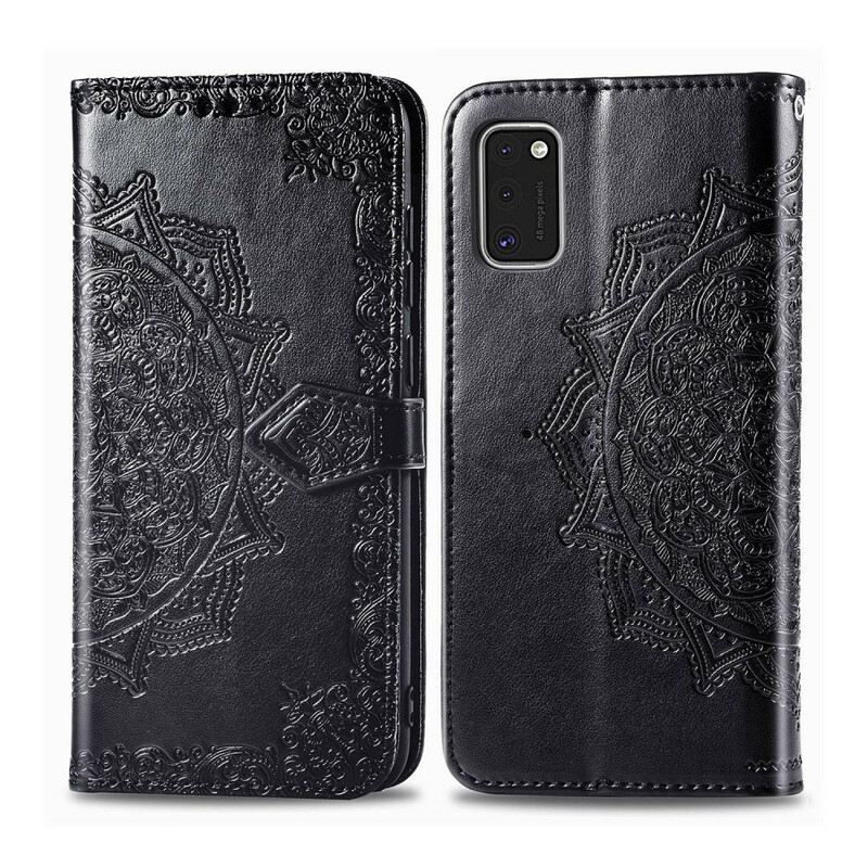 Fliptok / Bőrtok Samsung Galaxy A41 Mandala Középkor