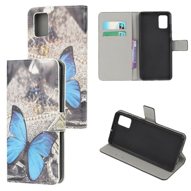 Fliptok Samsung Galaxy A41 Butterfly Prestige Blue