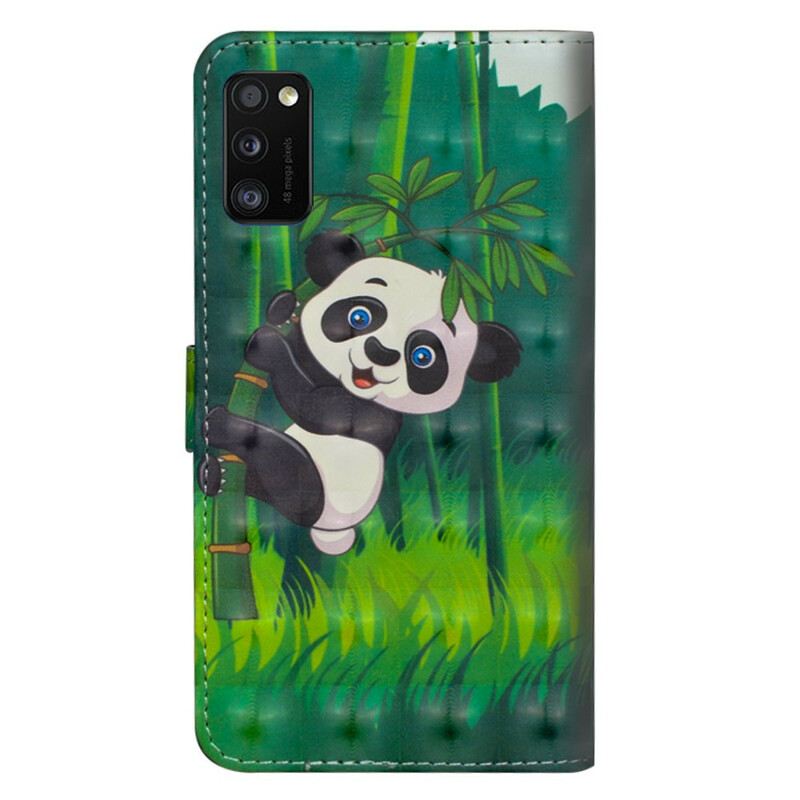 Fliptok Samsung Galaxy A41 Panda És Bambusz