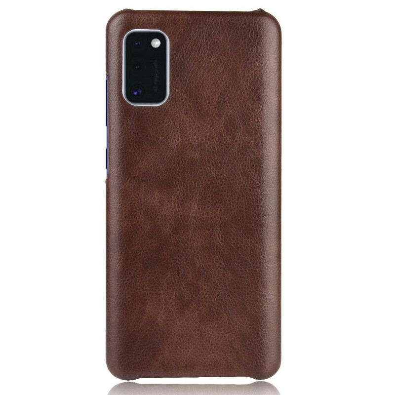 Telefontok Samsung Galaxy A41 Litchi Performance Leather Effect