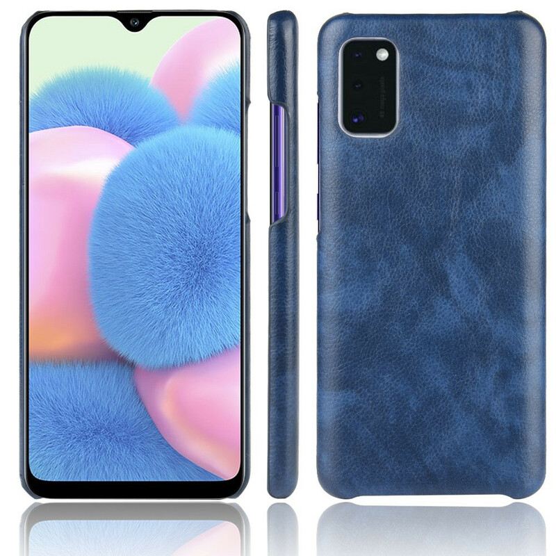 Telefontok Samsung Galaxy A41 Litchi Performance Leather Effect