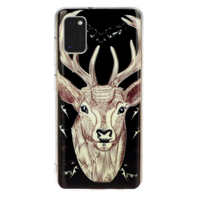 Tok Samsung Galaxy A41 Fluoreszkáló Majestic Deer